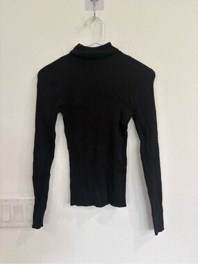 Copper Key NWT Black Ribbed Long Sleeve Mock Neck